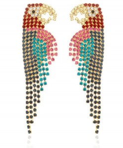 Elizabeth Cole Parrot earrings