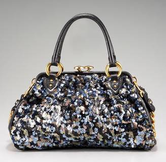 Marc Jacobs Tweed Sequin Stam Satchel